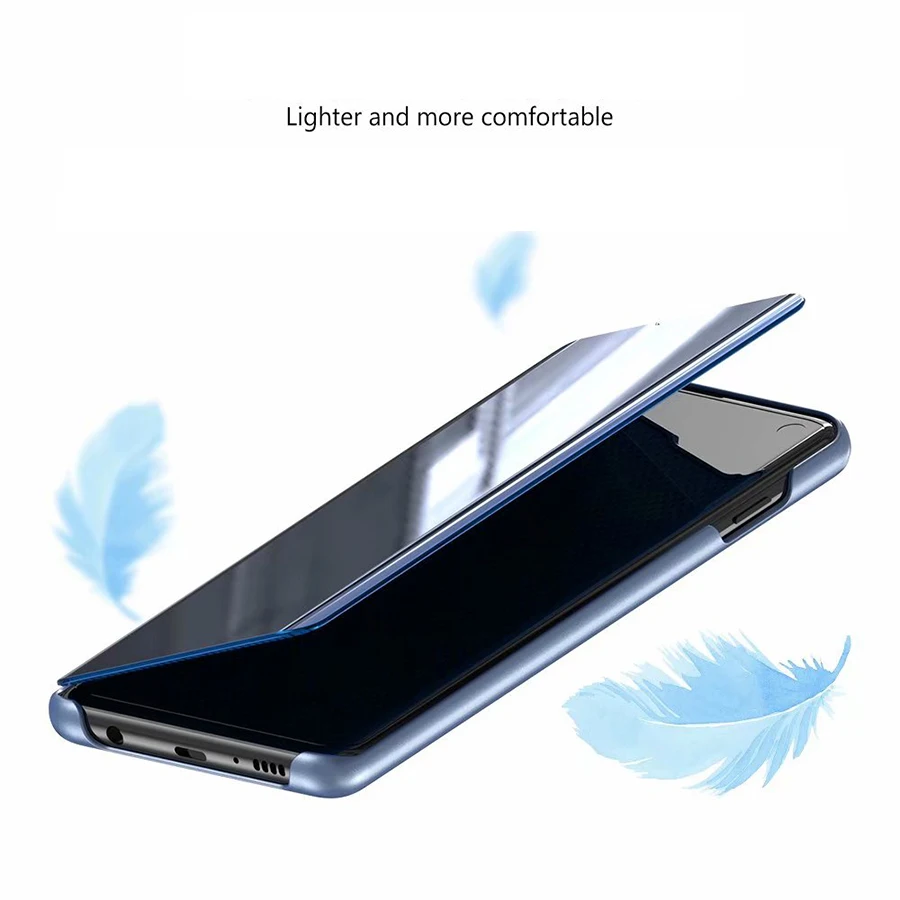 Корпус A30 A50 A70 2019 Clear View Флип кейс для samsung S10 S9 S8 плюс S10e Note 9 8 S7 край A750 A7 2018