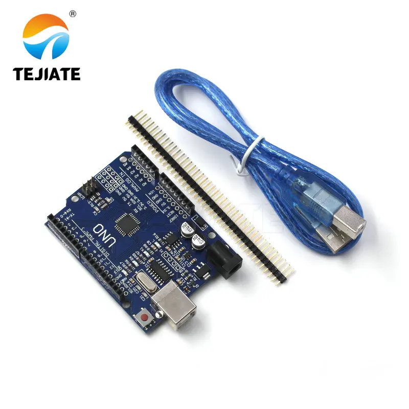 Набор чипов UNO R3 CH340G + MEGA328P 16 МГц для Arduino макетная плата USB кабель|Интегральные