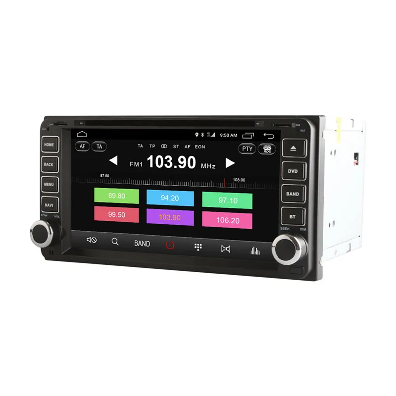 Восьмиядерный 2G RAM Android 6 0 4G Автомобильный DVD GPS стерео радио плеер для Toyota Kluger Allion