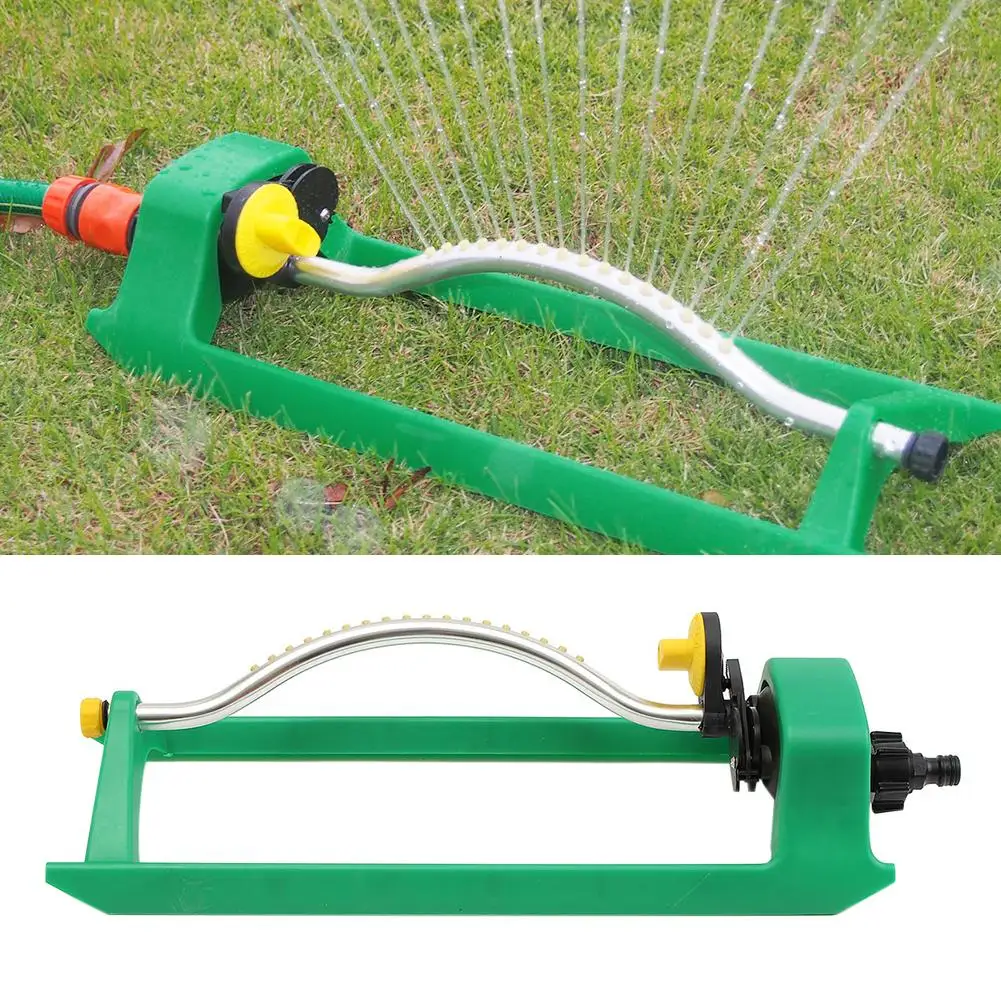 

18-hole Plastic Nozzle Swing Sprinkler Home Garden Lawn Auto Oscillating Sprinkler With Four Watering Modes Dropshipping