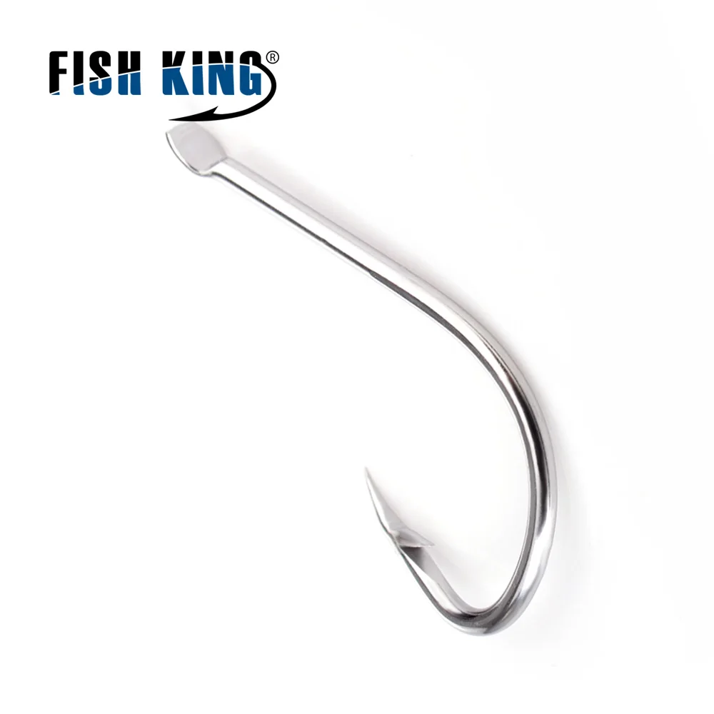 Рыболовный крючок FISH KING приманка Мормышка с бородкой рыболовный AD острые плоские