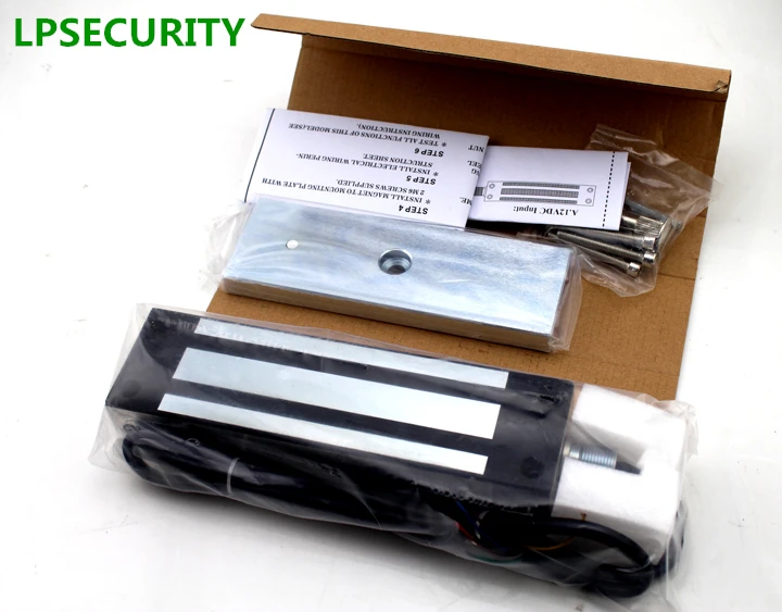 Электрический Водонепроницаемый магнитный дверной замок LPSECURITY 12 В постоянного