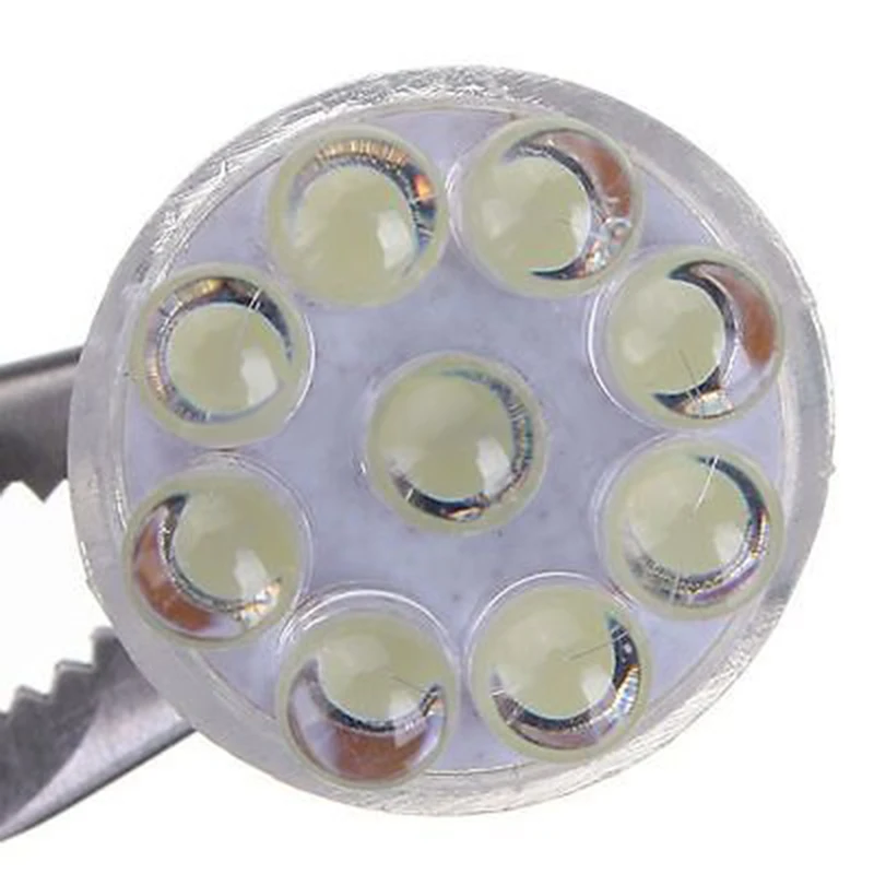 2 шт./компл. T20 7443 7440 9LED сигнала поворота Стоп-сигнал заднего фонаря светильник лампы белого цвета