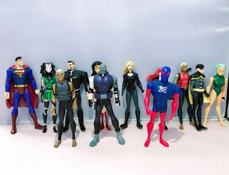 Экшн-фигурка Лот из 12 DCU юстиция Aqualad Robin Atom Aquagirl Savage канарка свободная | Игрушки и