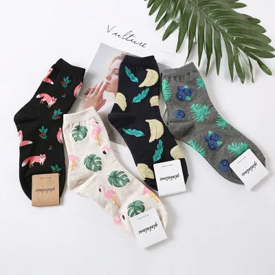 Короткие носки для свежих фруктов 22 26 см|short socks|lemon socksfruit socks |