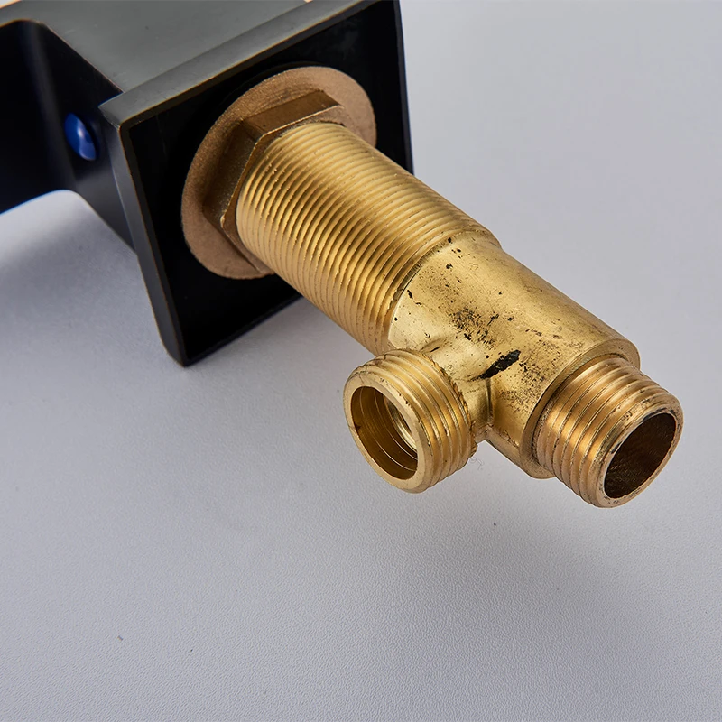 Черный бронзовый латунный переключатель клапана для раковины смеситель душа