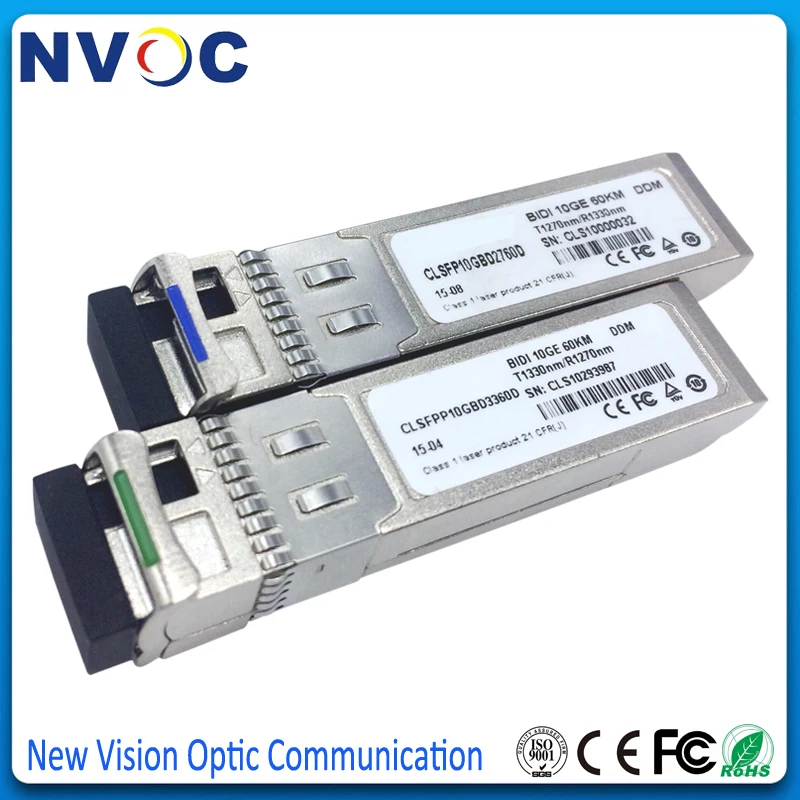 10G WDM SFP+ BIDI T1270/R1330nm T1330/R1270nm 40km Compliant with LC Connector | Мобильные телефоны и аксессуары