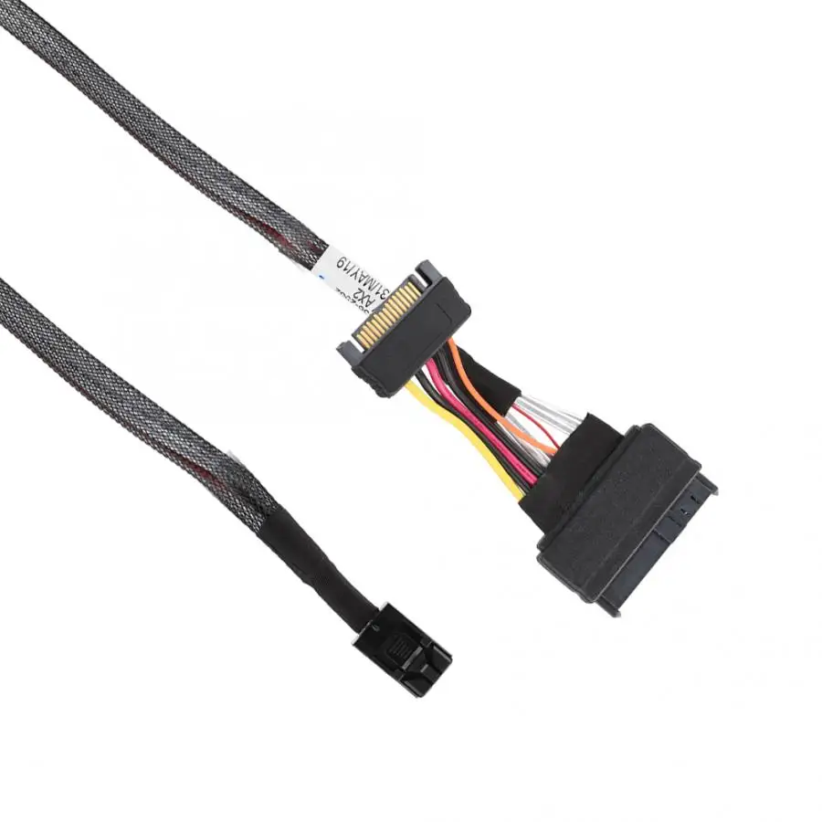 Для intel 750 P3700 / PM963 SSD Mini SAS SFF-8643 U.2 4CH соединительный кабель | Компьютеры и офис