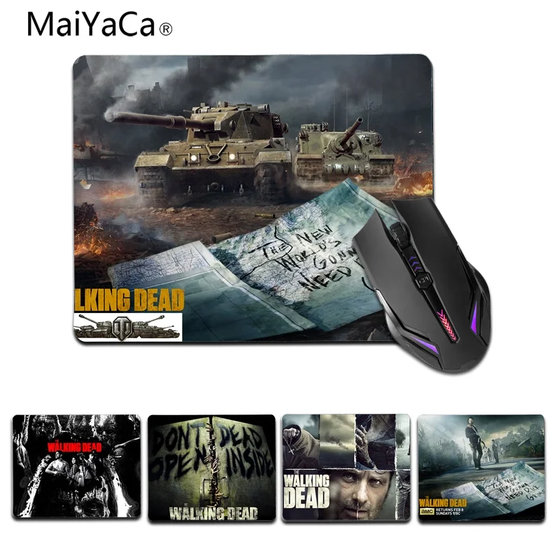 Резиновый коврик для мыши MaiYaCa офиса Ходячие мертвецы размер игровых ковриков 25x29