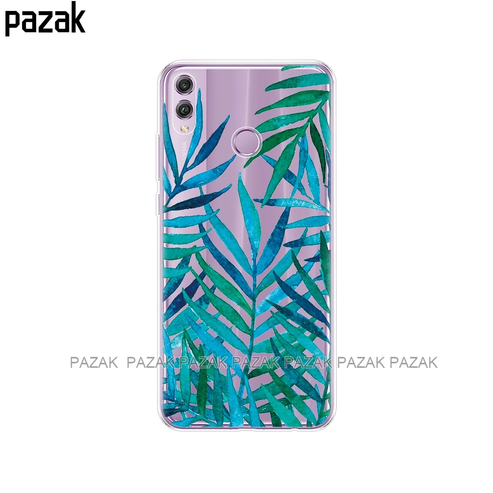 61355 Силиконовый чехол для huawei honor 8x, чехол 6,5 дюйма, мягкая задняя крышка из ТПУ для huawei honor 8x, защитный чехол для телефона, чехол, сумки с рисунком - Цвет: 61355