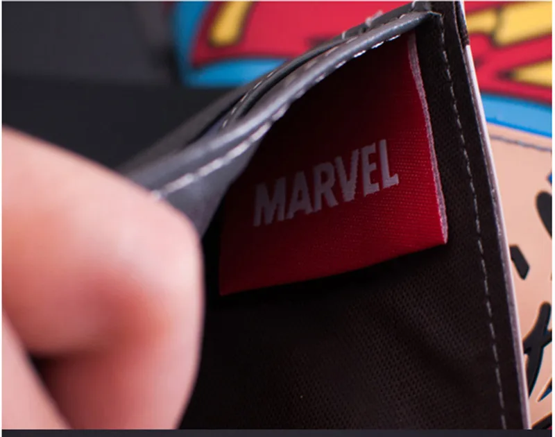 Marvel Comics портмоне супергерой Капитан Америка Бэтмен Супермен мужской кошелек