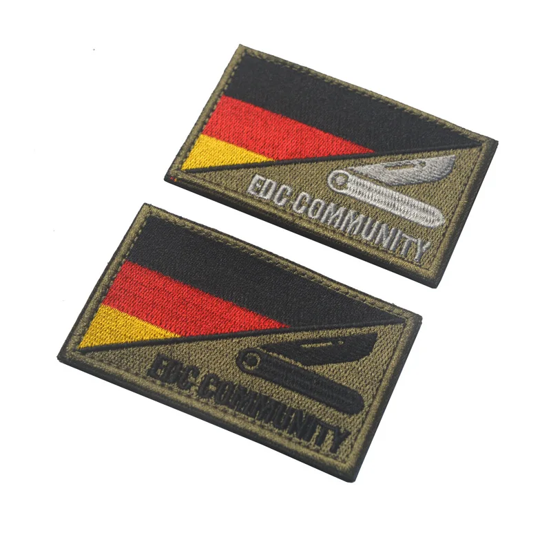 Вышитая Германия Израиль канадского флага черепа и спартанская нашивка insignia