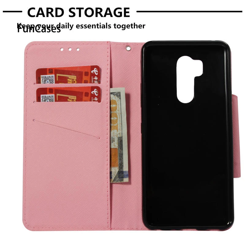 Большой Размеры магнитной кнопкой чехол для телефона LG G7 ThinQ Dual SIM глобальная из