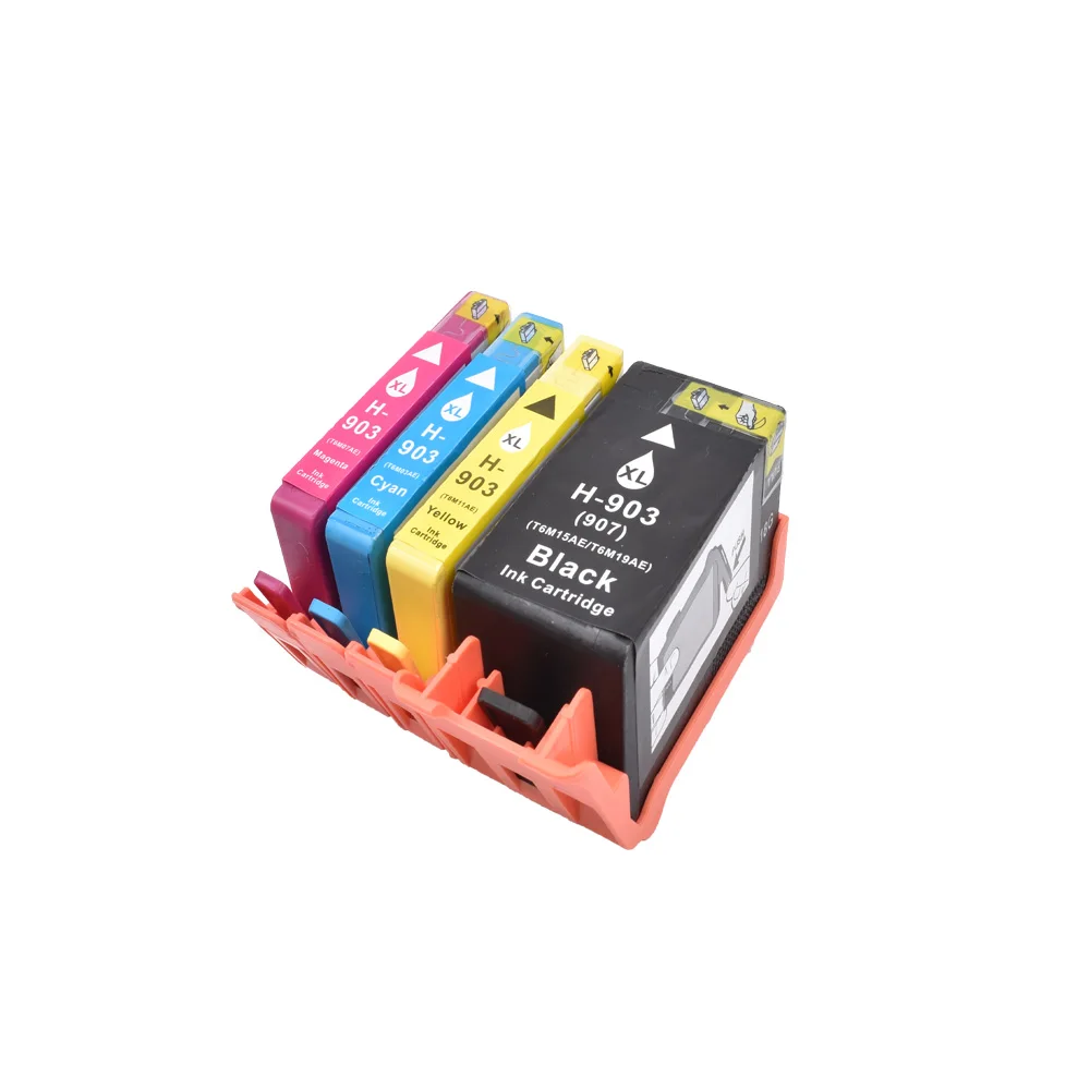 1 комплект совместимый Cartouche D'encre pour HP 903 903XL 907 Officejet Pro 6950 6960 6962 6963 6965 6966 6968 6970 6978