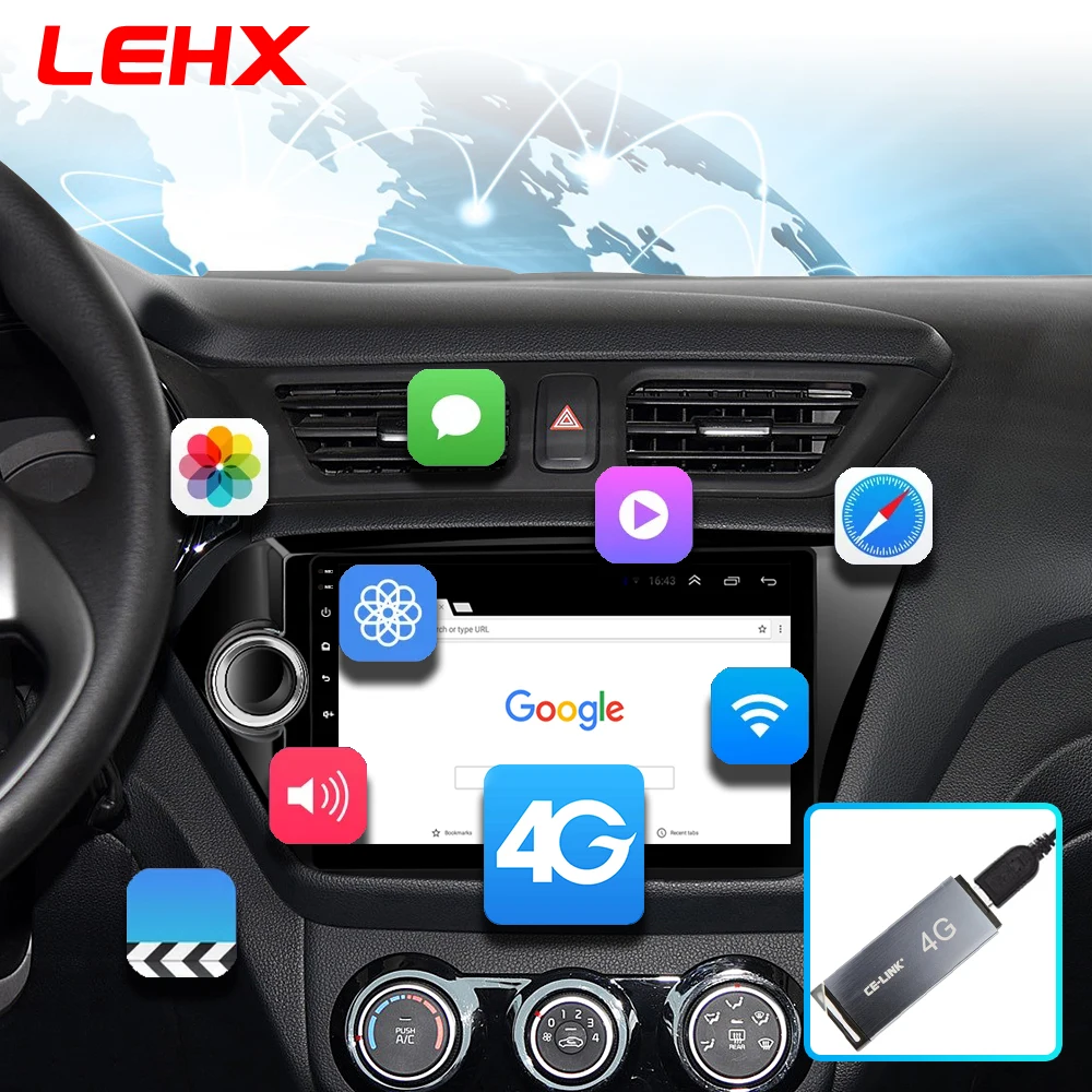 2din Android 8,1 автомобиль радио мультимедиа плеер gps navigatio для Kia RIO 3 4 Rio 2010 2011 2012 2013