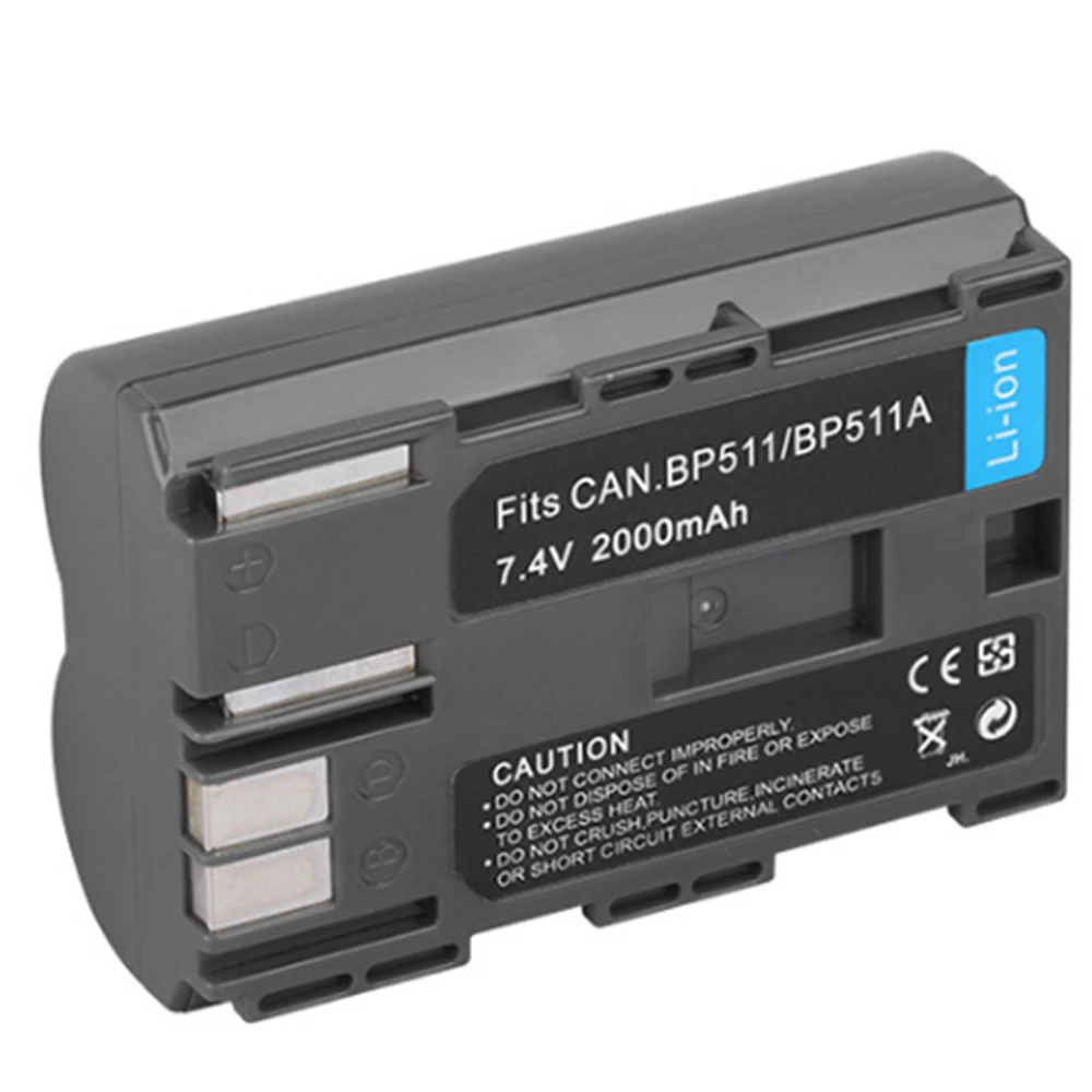 Аккумулятор 2x7 4 В 2000 мА · ч Φ BP 511 511A BP511 BP511A + зарядное устройство USB с ЖК дисплеем
