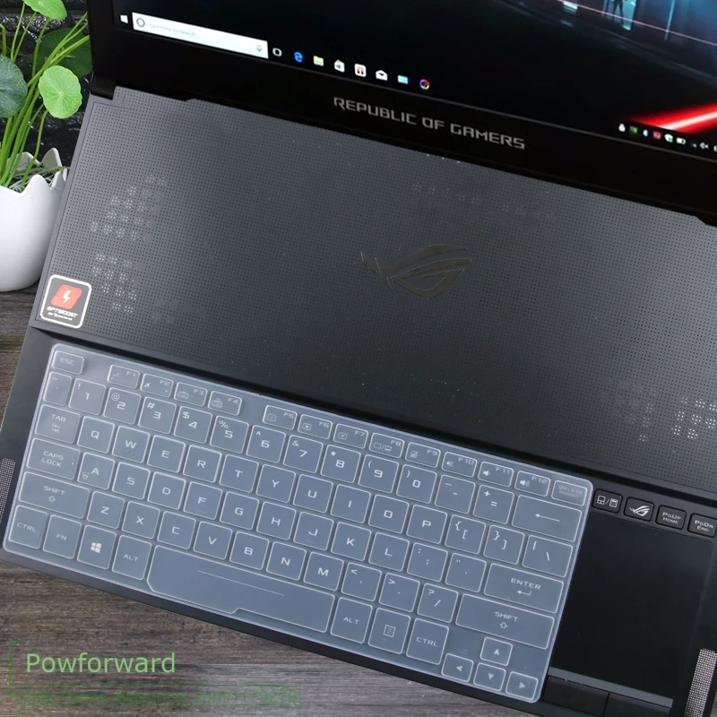 clear Силиконовый чехол Защита для ноутбука для ASUS ROG Зефир GX531GS GX531GW GX531GS GX531GM GX531G GX531GX GX531GV GX531 15,6 - Цвет: clear