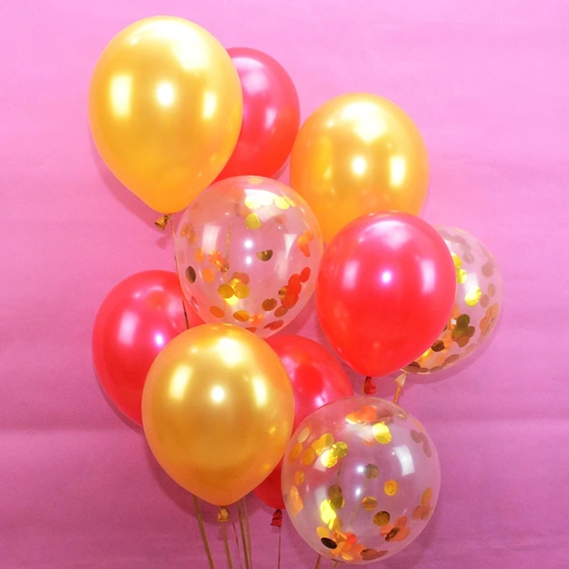 12/16/20 штук конфетти латексный шар набор Мрамор шары Globos для Baby Shower или вечеринки