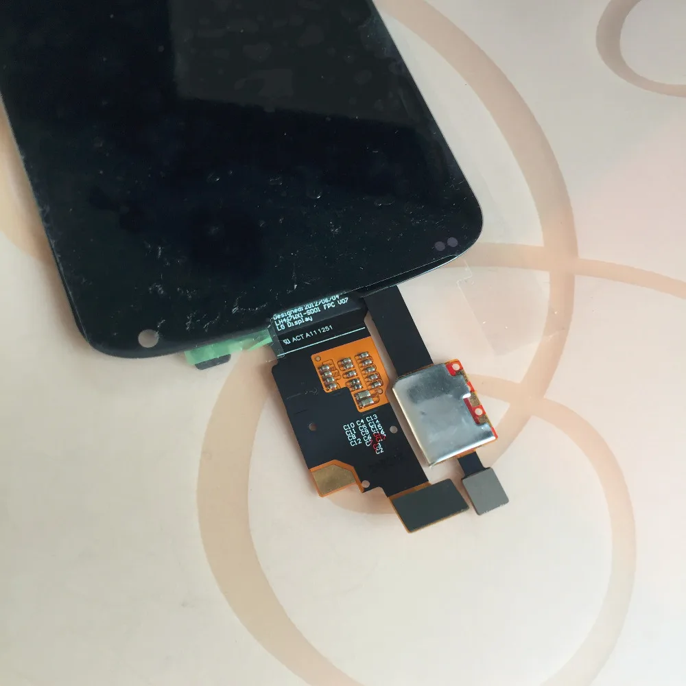 Для LG Google Nexus 4 E960 сенсорный экран дигитайзер сенсорная панель стекло + ЖК дисплей