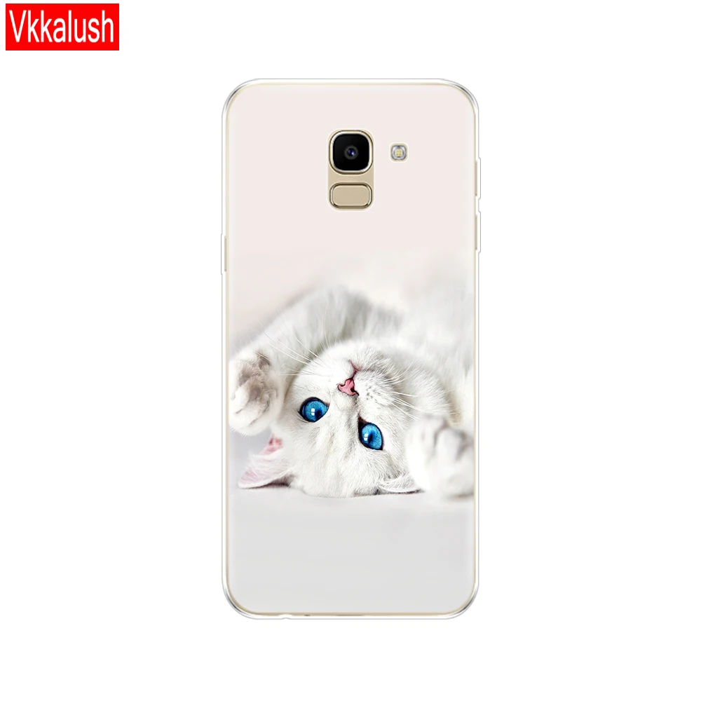 80019 Для samsung J6 чехол ЕС J600 J600F SM-J600F Мягкий чехол из ТПУ с узором для samsung Galaxy J6Plus J6+ J 6 Plus J610 J610F кремния - Цвет: 80019