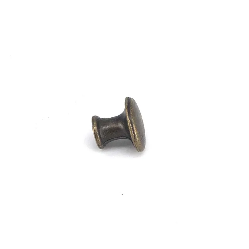 

20PCS 15mm Antique Bronze Small Cabinet Drawer Knobs Closet Handle Jewellery Box Pull