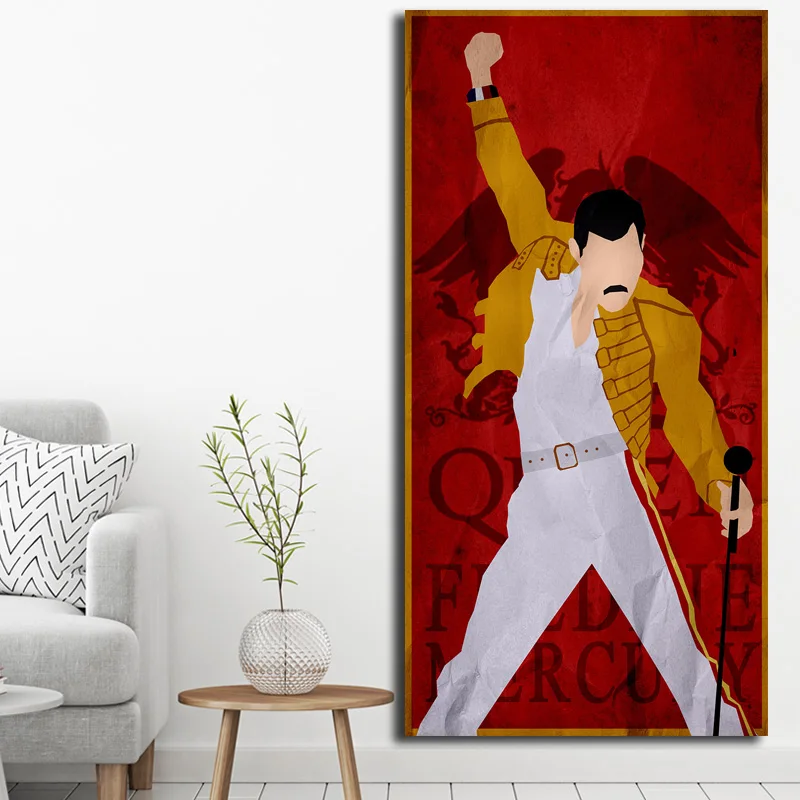 Queen Band рок постеры Freddie Меркурий холст живопись печать спальня домашний декор