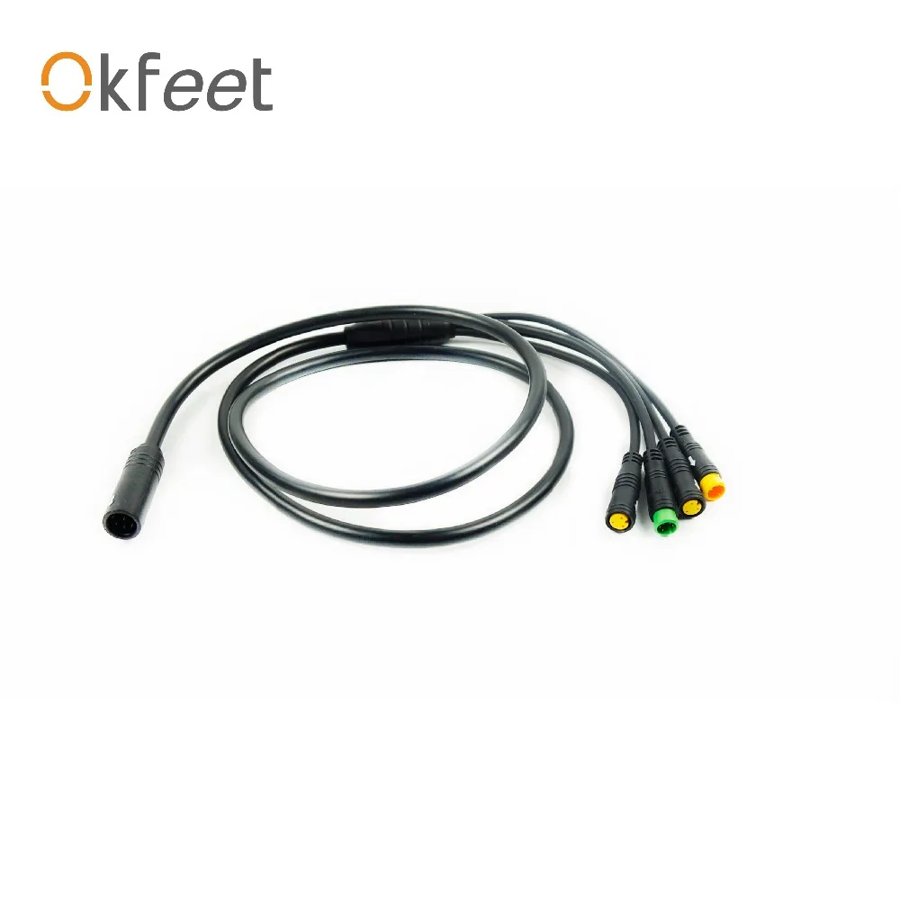 Okfeet Bafang Средний двигатель Средний привод 1to4 основной кабель EB-BUS кабель BBS01 BSS02B BBSHD