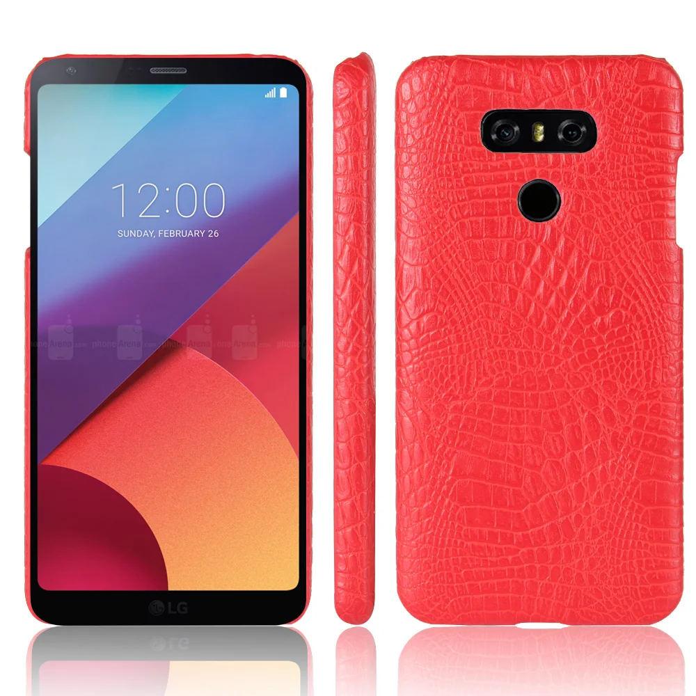 Роскошные крокодиловой кожи Pattern кожаный чехол для LG G6 крышка ударопрочный