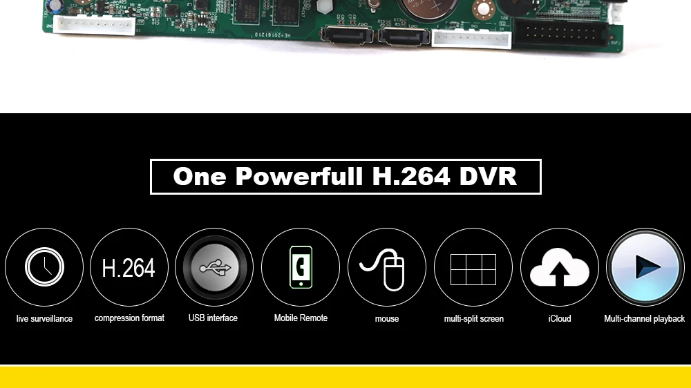 Видеонаблюдения DVR 4CH8CH AHD 5MP 4MP 3MP 1080P H.264 Гибридный DVR плата для AHD TVI CVI аналоговая ip-камера Onvif IP 5MP H.265/H.264