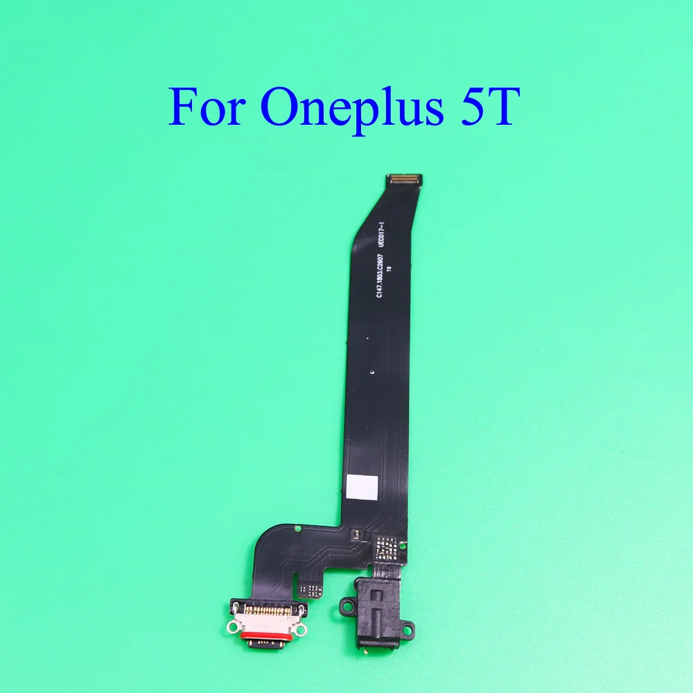 Высококачественный USB разъем YuXi для OnePlus One Plus 5 5T Type C док зарядки гибкий кабель