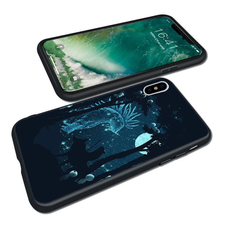 Fundas лесной дух Мягкий силиконовый чехол для телефона iPhone XS Max XR X 7 8 Plus 5S 5 SE 6 6S