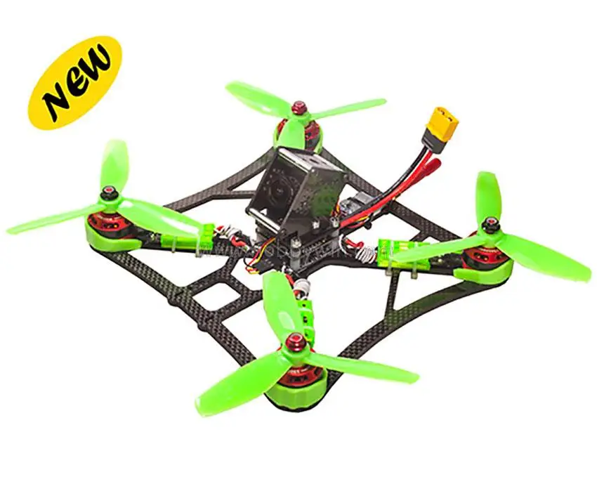 Гоночный Дрон RJX 3D + X-speed FPV CAOS 250 зеленый комплект планера | Игрушки и хобби