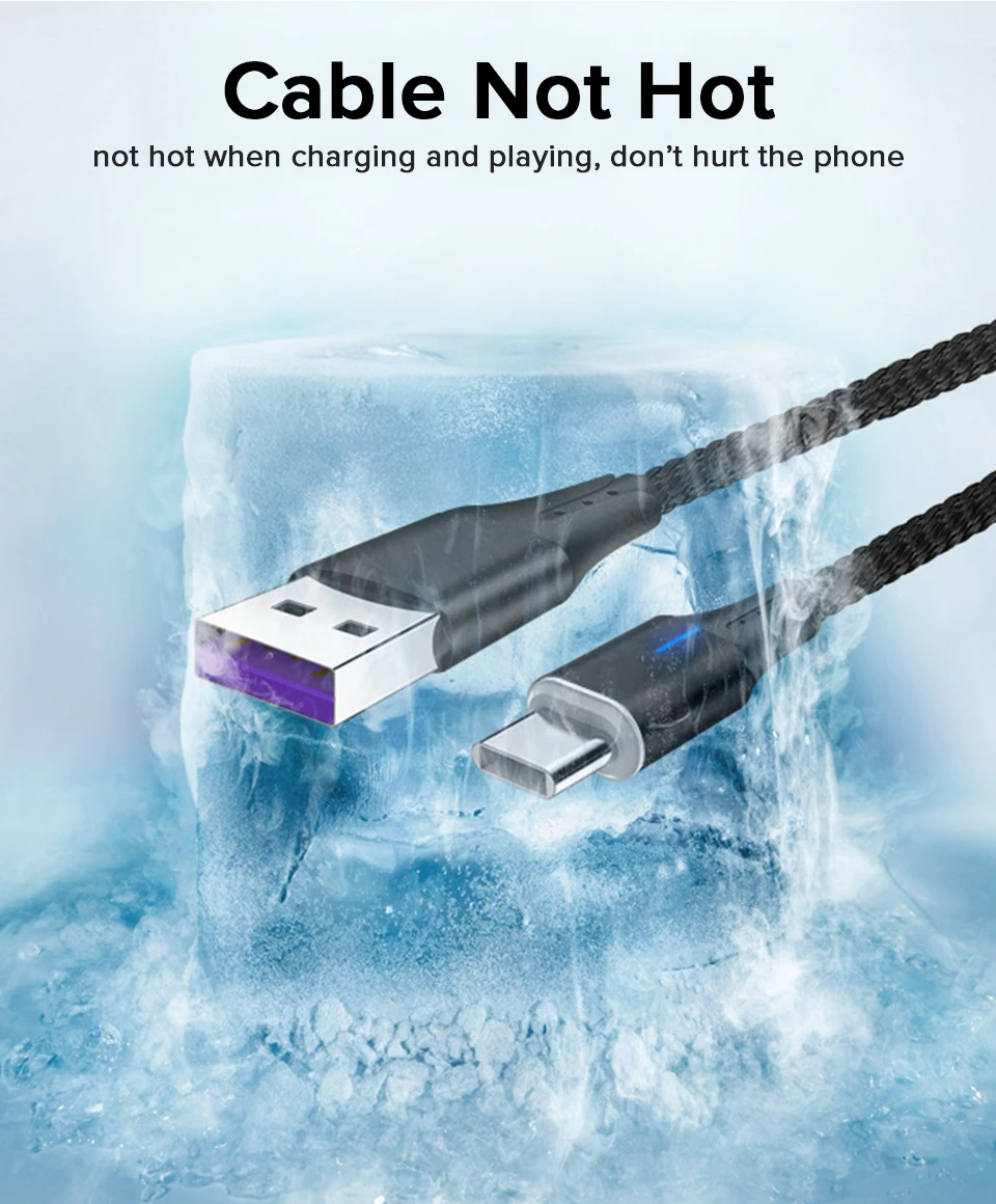 1 м Магнитный кабель usb type C шнур 5A супер быстрая зарядка для huawei mate 20 9 P30 P20 Pro type-C зарядный провод USBC Кабо для Honor