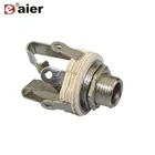 50 шт., разъём для гитары, 14 дюйма, с гайкой и шайбой