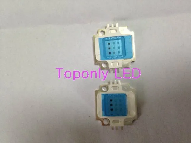 

10w rgb high power led module lamp rainbow led backlight module light red 620-630nm green 525-530nm blue 460-470nm 180pcs/lot