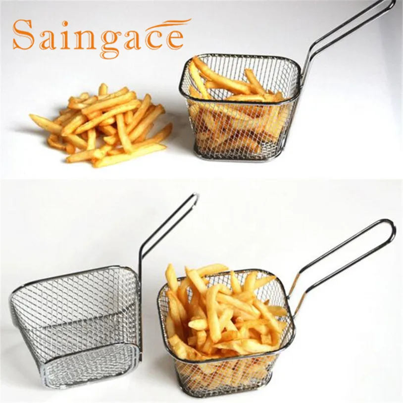 Электроплита Saingace из нержавеющей стали мини Квадратный Блок для картофеля фри