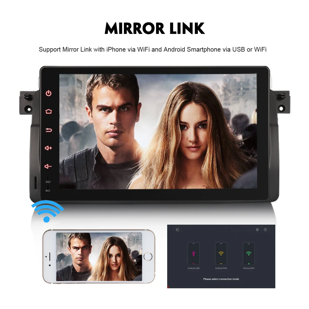9 &quotAndroid 8 0 автомобильный Sat Nav DAB + NAVI GPS TMPS 4G WiFi SD RDS BT USB OBD Автомобильный радиоплеер