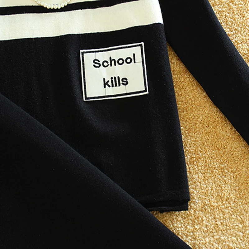 Женский трикотажный костюм с юбкой дизайнерский комплект из 2 предметов со