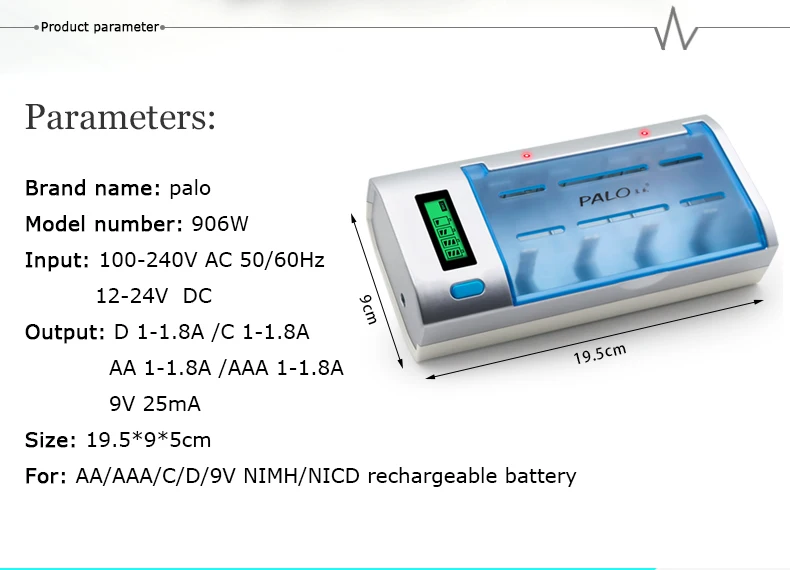 4 шт 8000mAh 1,2 v D Размер аккумуляторные батареи для вспышки светильник газовая плита радио холодильник с 2 шт батарейный блок