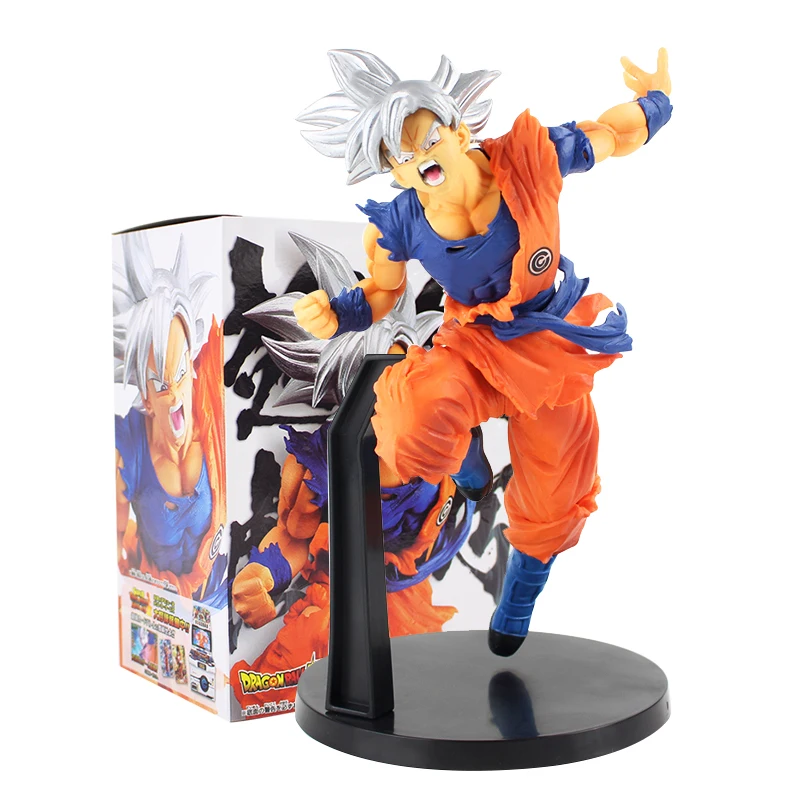 Жемчуг дракона Супер Saiyan воины Сон Гоку фигурка игрушка ультра инстинкт Gokou серебряные волосы скульптуры большой BWFC модель куклы