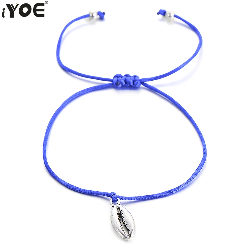 IYOE богемные античные браслеты в виде ракушек для женщин и мужчин Детская веревка