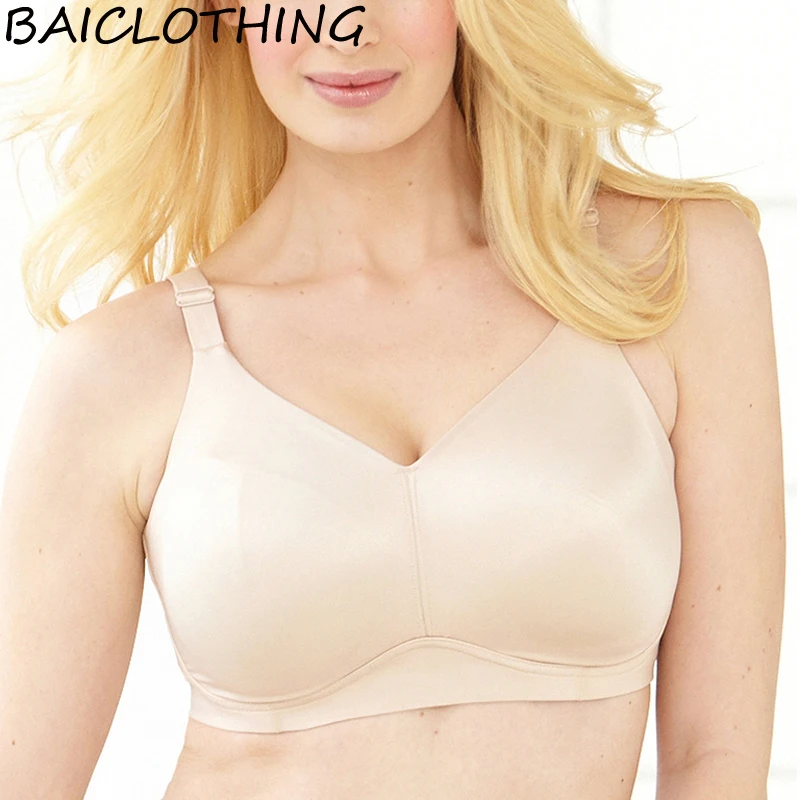 Baiclothing женская полный охват нижнее белье из микрофибры провод мягкого