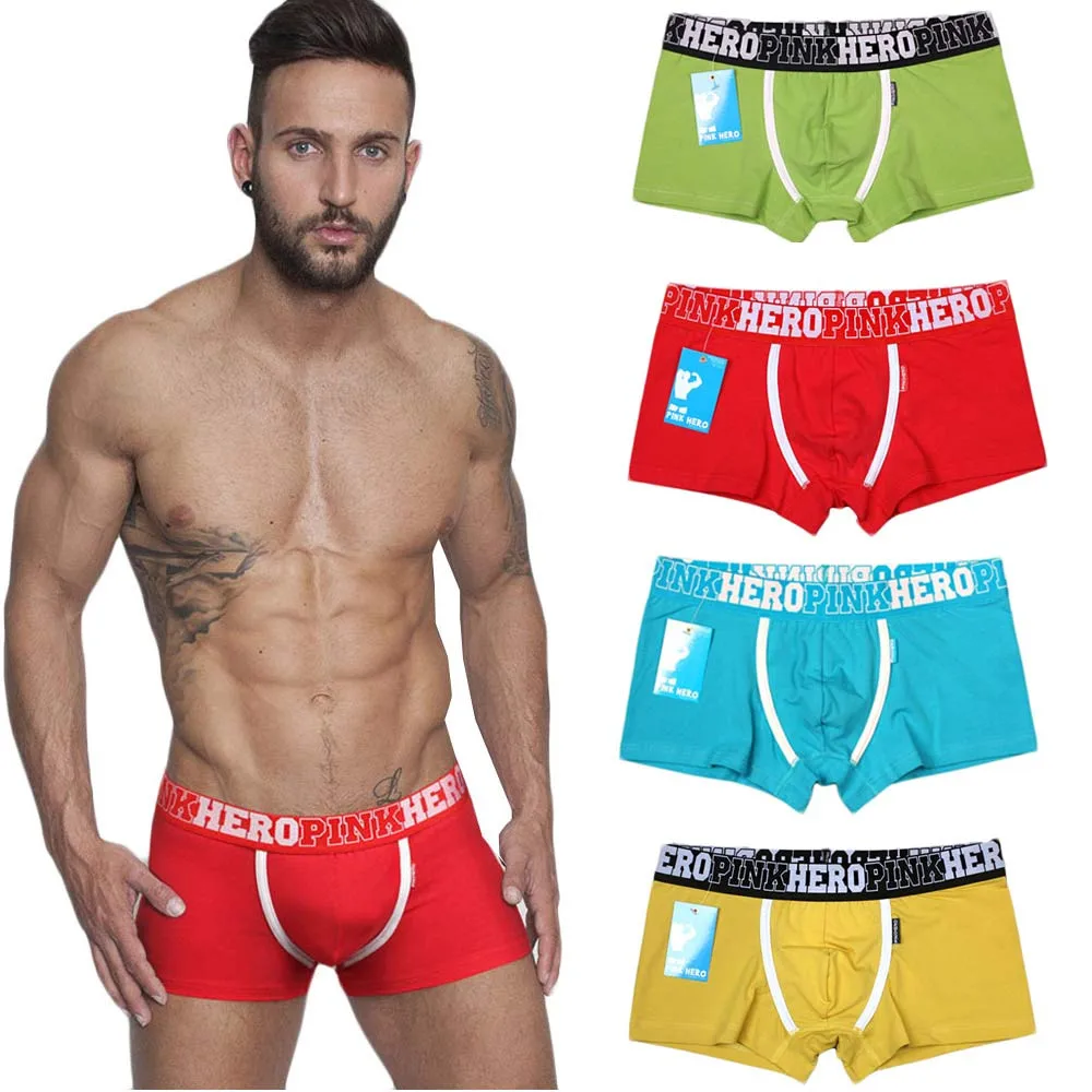 1 шт. мужское мягкое нижнее белье с буквенным принтом высококачественные