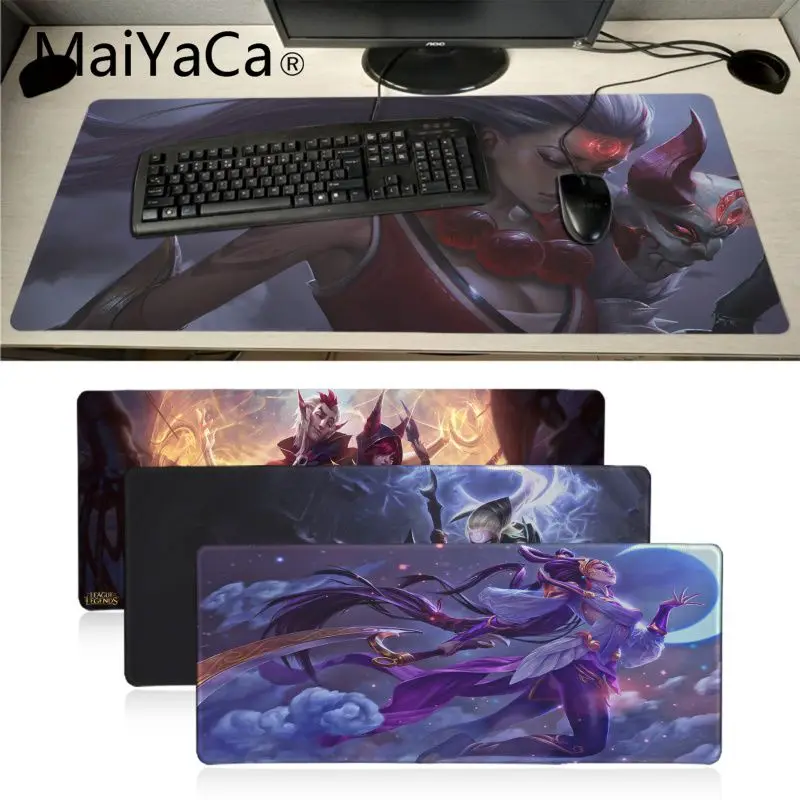 Игровой коврик для мыши MaiYaCa Lunar Goddess Diana League of Legends ноутбука геймерская версия