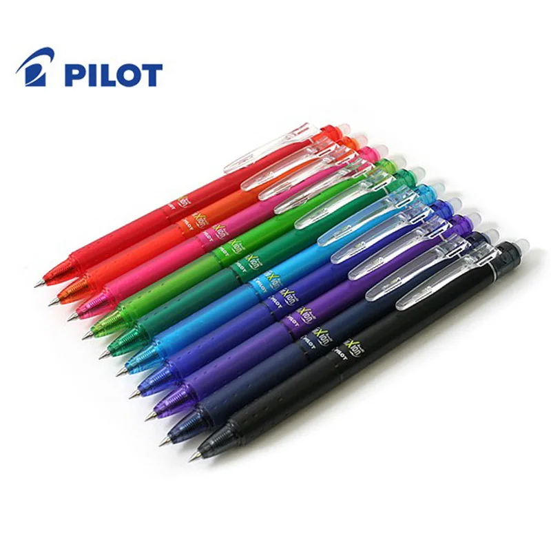 Original Pilot press type baile erasable pen lfbk-23ef 0.5mm 10pcs/lot (10 colors)