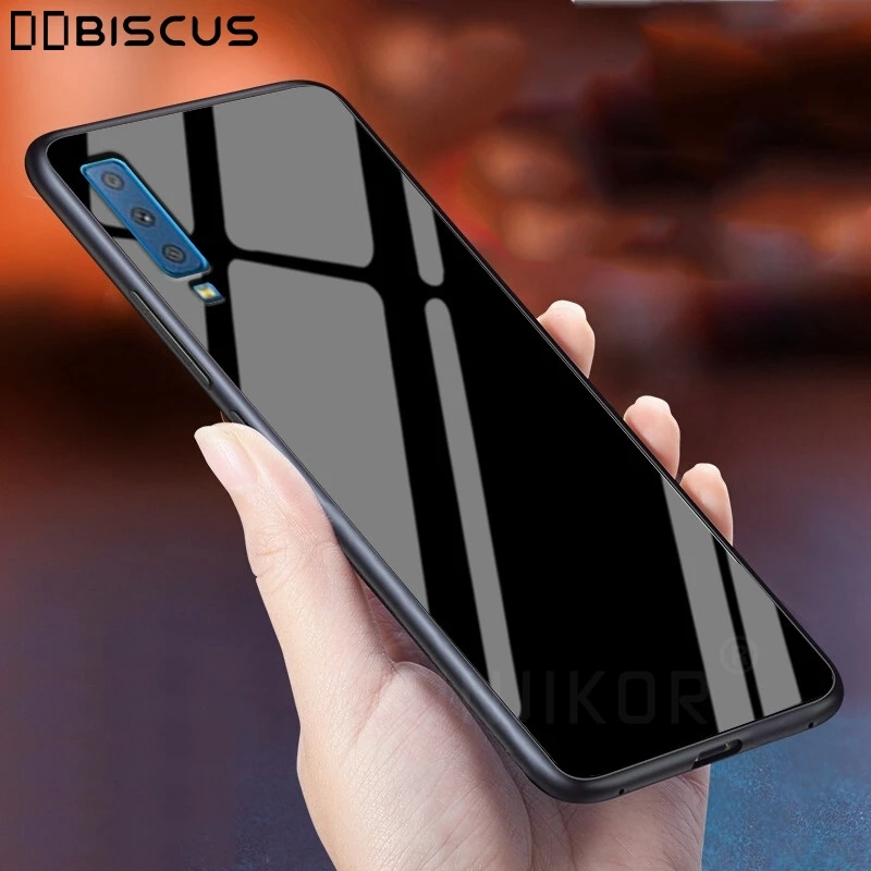 Роскошный противоударный чехол из закаленного стекла для Samsung Galaxy A10 A30 A40 A50 A70 A20S