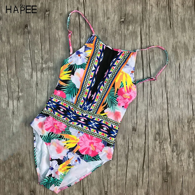 Бразильский Африканский ретро цветочный принт сетчатый купальник с открытой