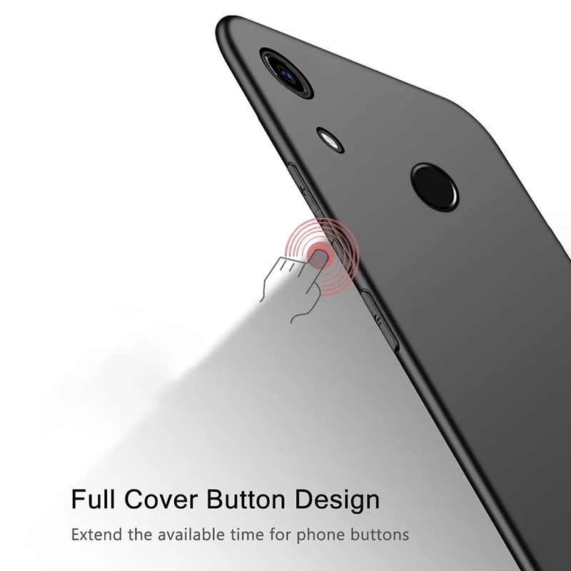 Чехол Hacrin для Huawei Honor 8A мягкий ТПУ Матовый Бампер полная защита задняя крышка Y6 2019