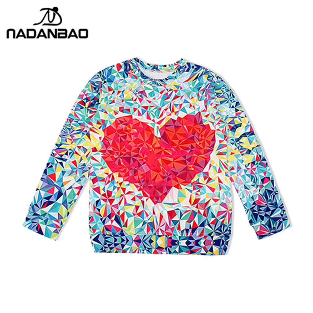 NADANBAO 3D Розовый Открытый свитшот с длинным рукавом Sudaderas женские толстовки