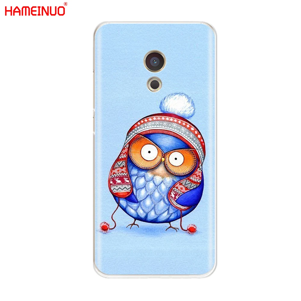 HAMEINUO Красочные Совы чехол для телефона для Meizu M6 M5 M5S M2 M3 M3S MX4 MX5 MX6 PRO 6 5 U10 U20 note plus - Цвет: 40144